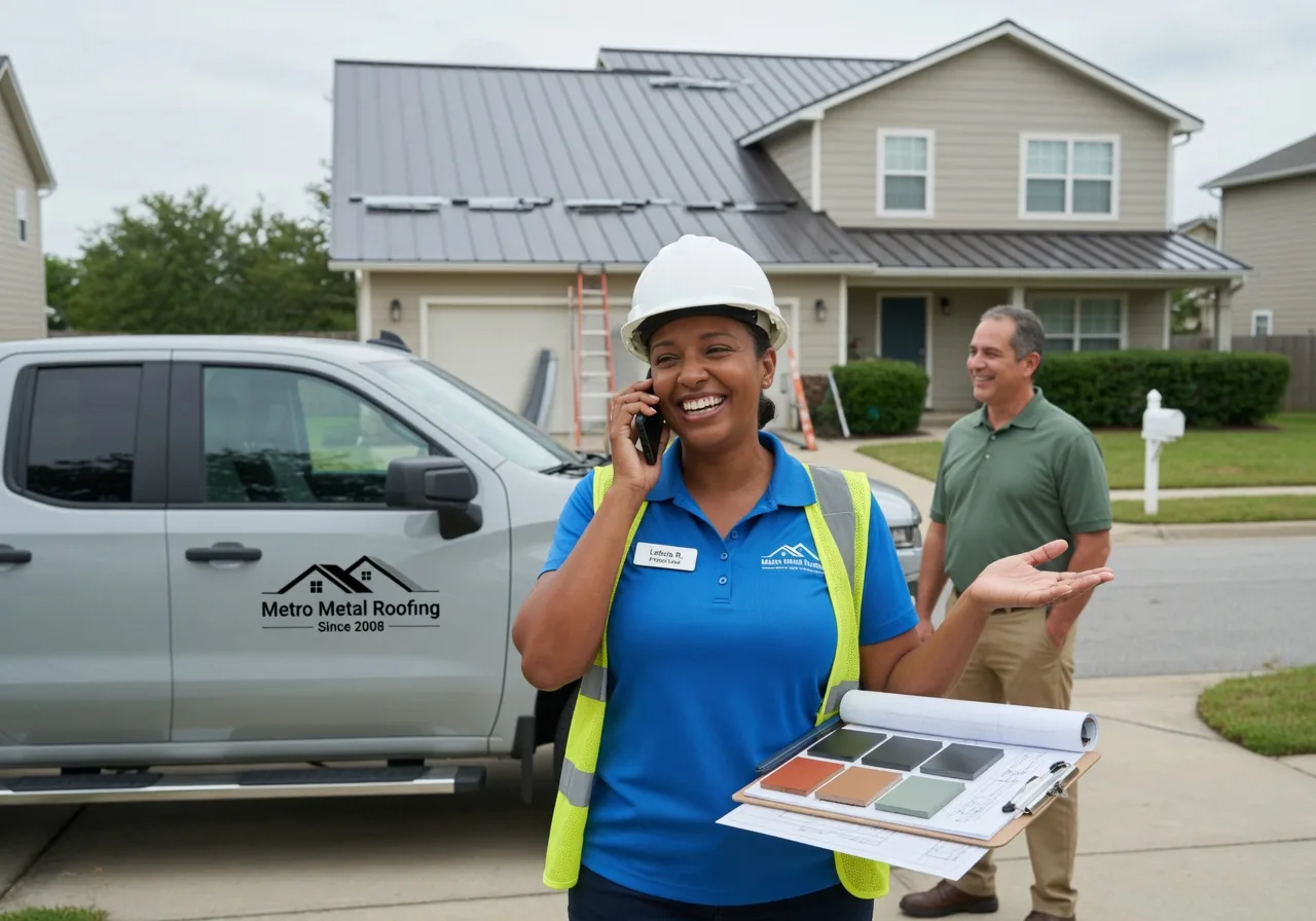 Storm Damage Metal Roof Repair in Hartford, KS